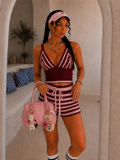 Completo Crochet Summer Stripes