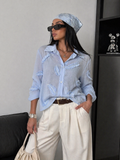 Camicia “Sky Feather Chic”