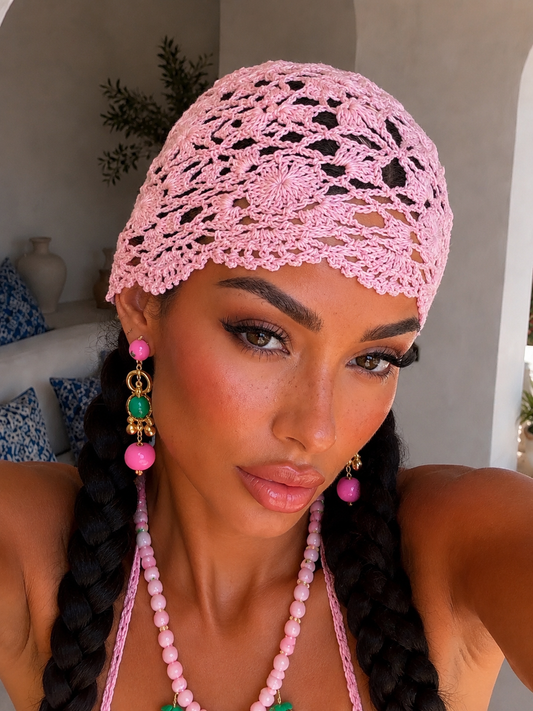 Cuffia Crochet