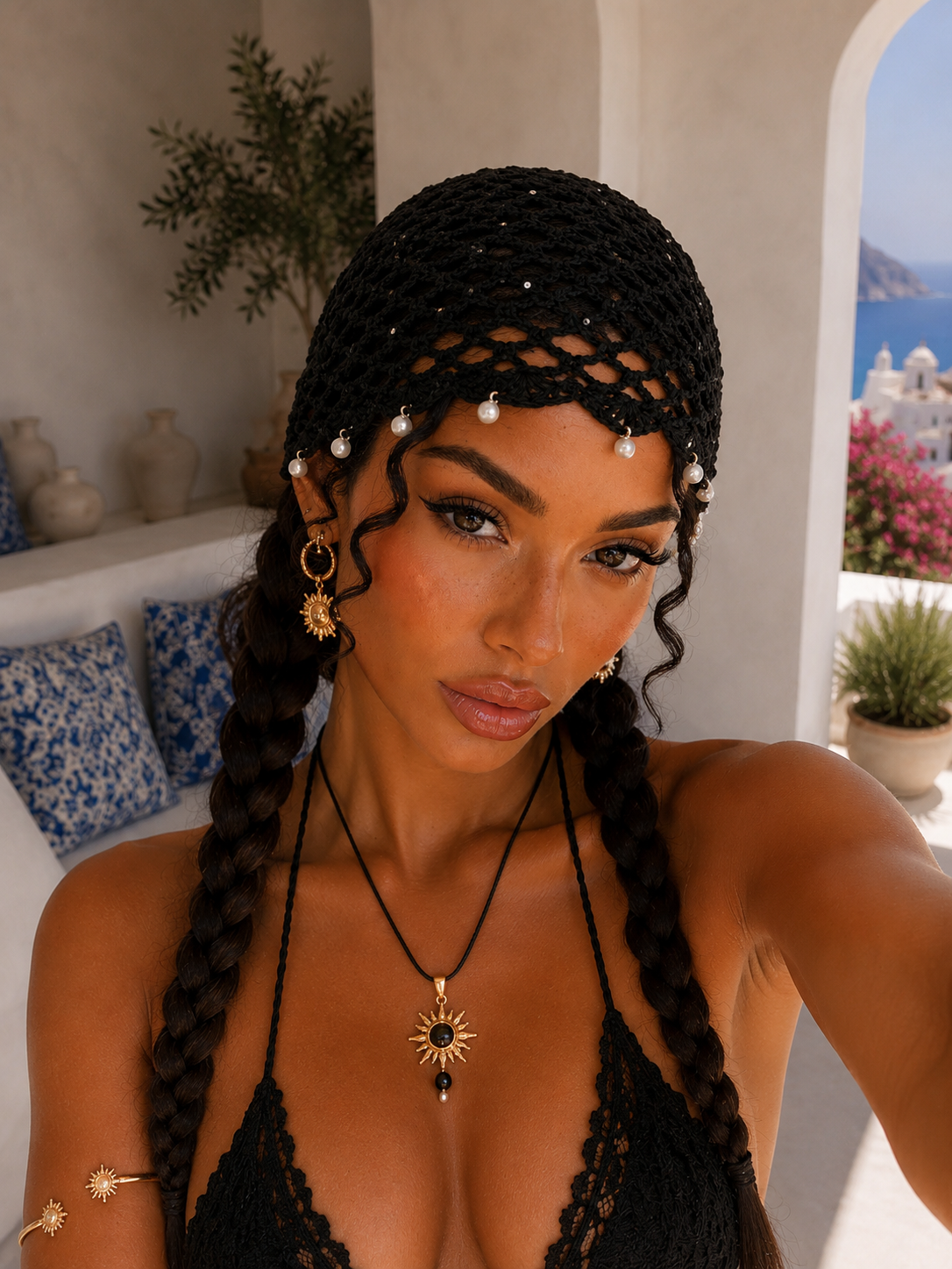 Cuffia Crochet
