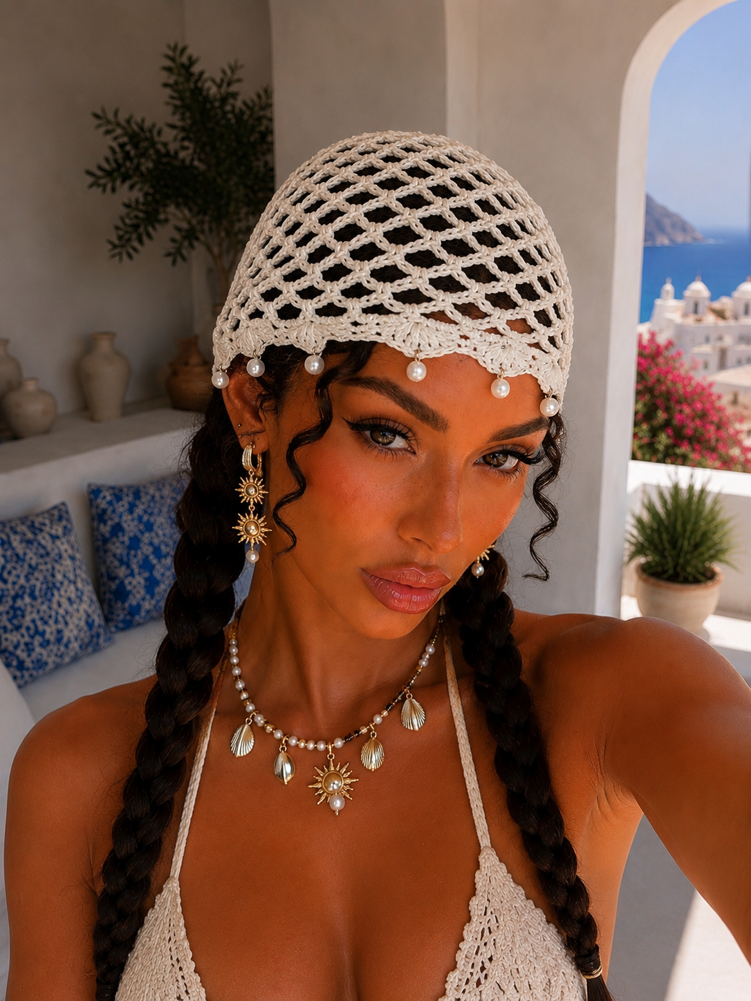 Cuffia Crochet