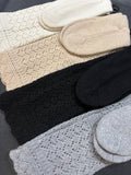 Calzini con fiocco e strass