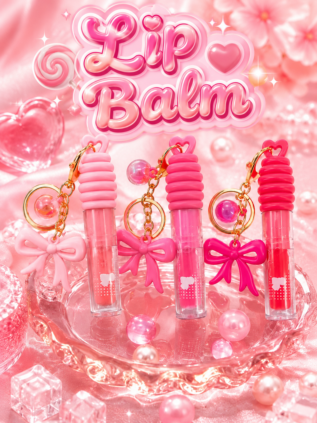 Lip Balm Charm Candy Fiocco