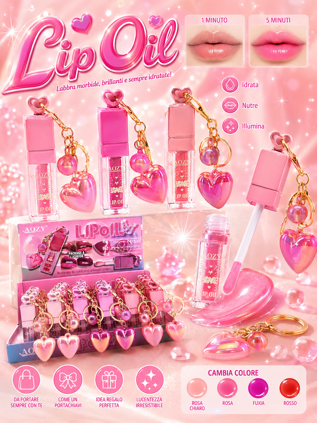 Lip Oil Charm Heart