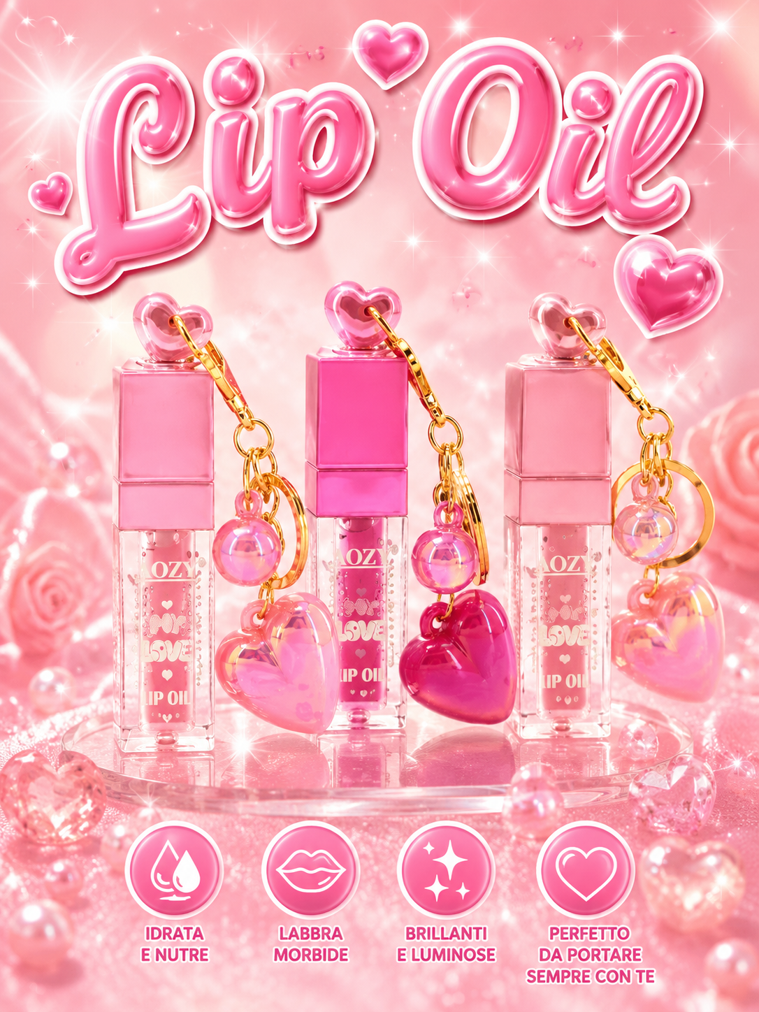 Lip Oil Charm Heart