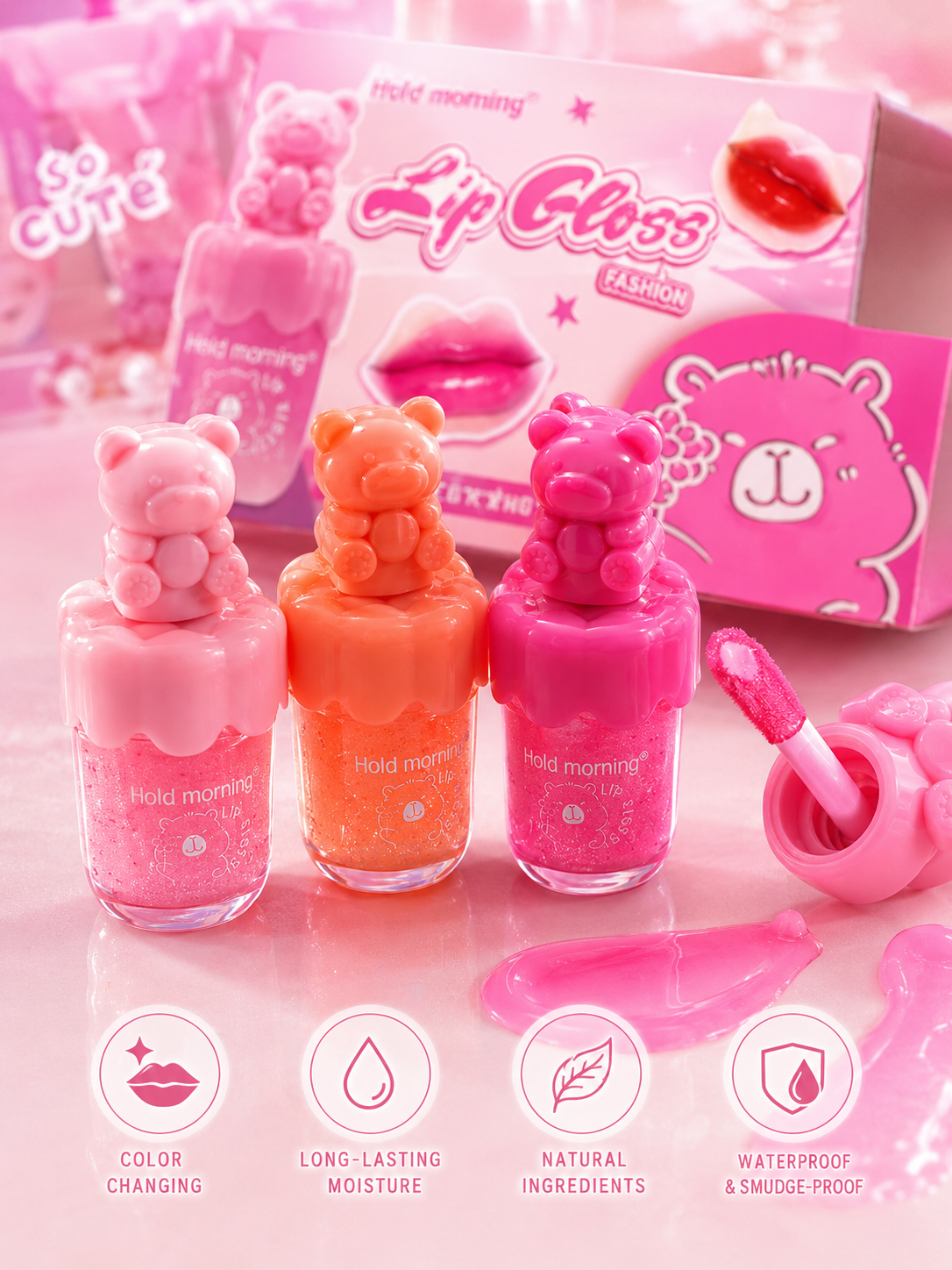 Lip Gloss Teddy Kiss – Effetto Glow