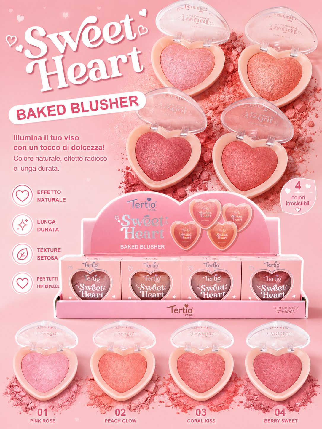 Sweet heart blush