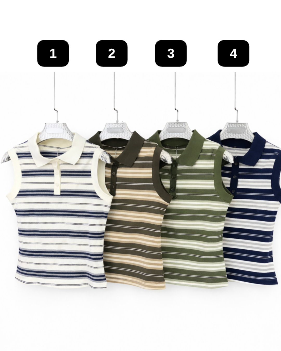 Polo Righe College Chic