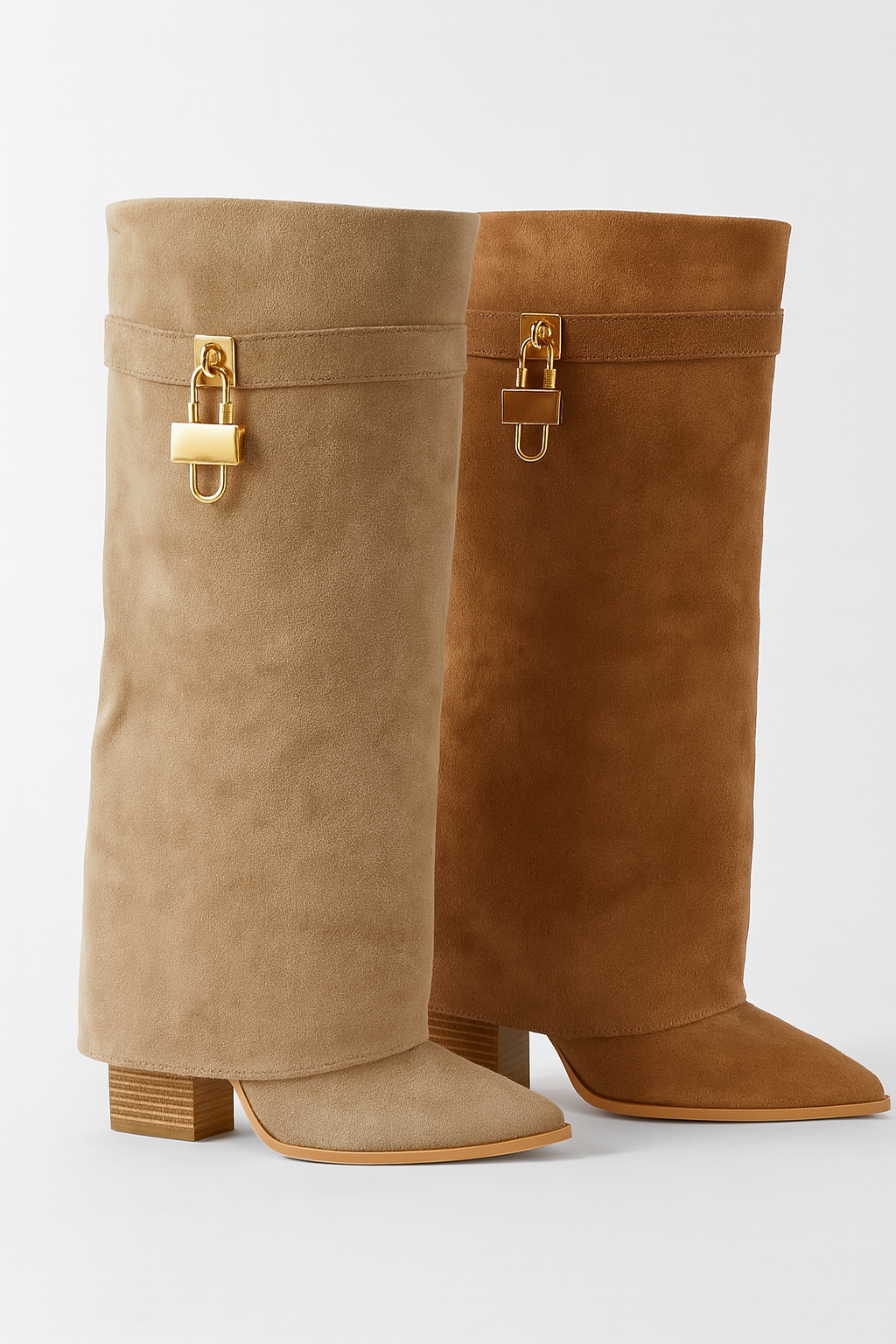 Stivale Suede Lock
