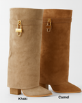 Stivale Suede Lock