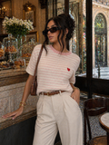 Maglia Sweet Heart a Righe