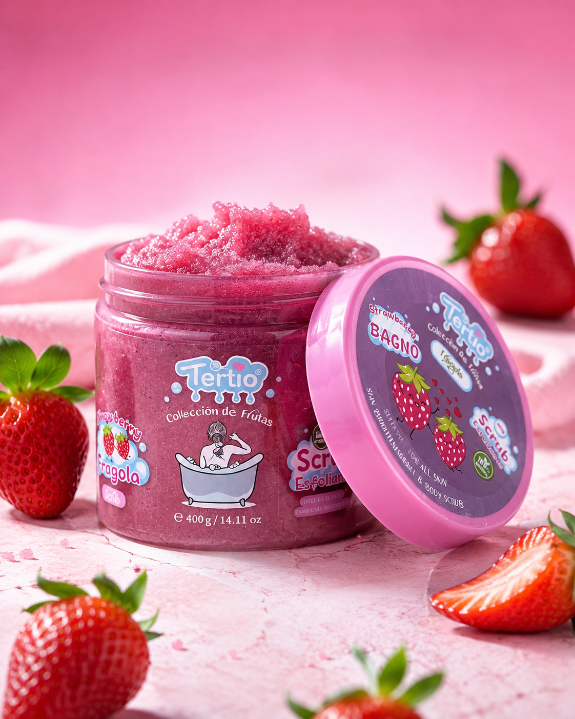 Fruit Series – Scrub Esfoliante Viso & Corpo 400gr