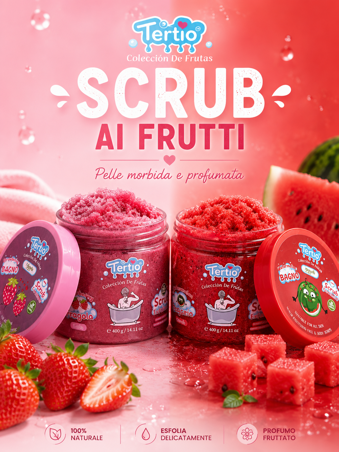 Fruit Series – Scrub Esfoliante Viso & Corpo 400gr