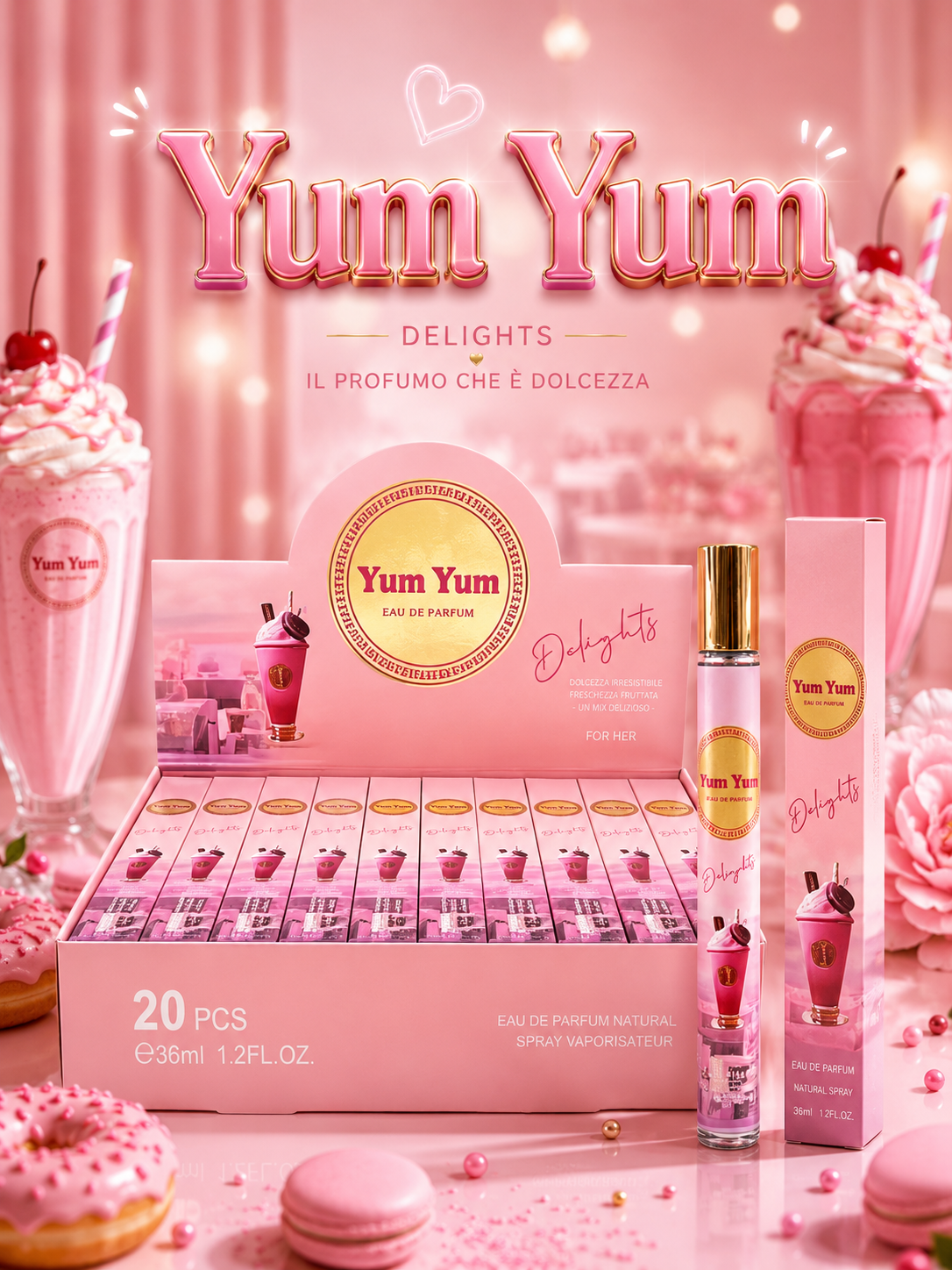 SWEET COLLECTION – Profumi Gourmand Donna 35ml