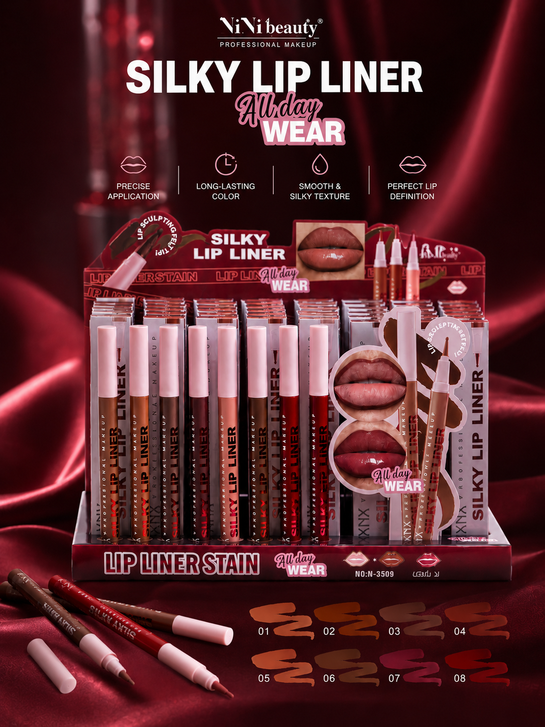 Silky Lip Liner Stain – Matita Labbra Effetto Tattoo Long Lasting