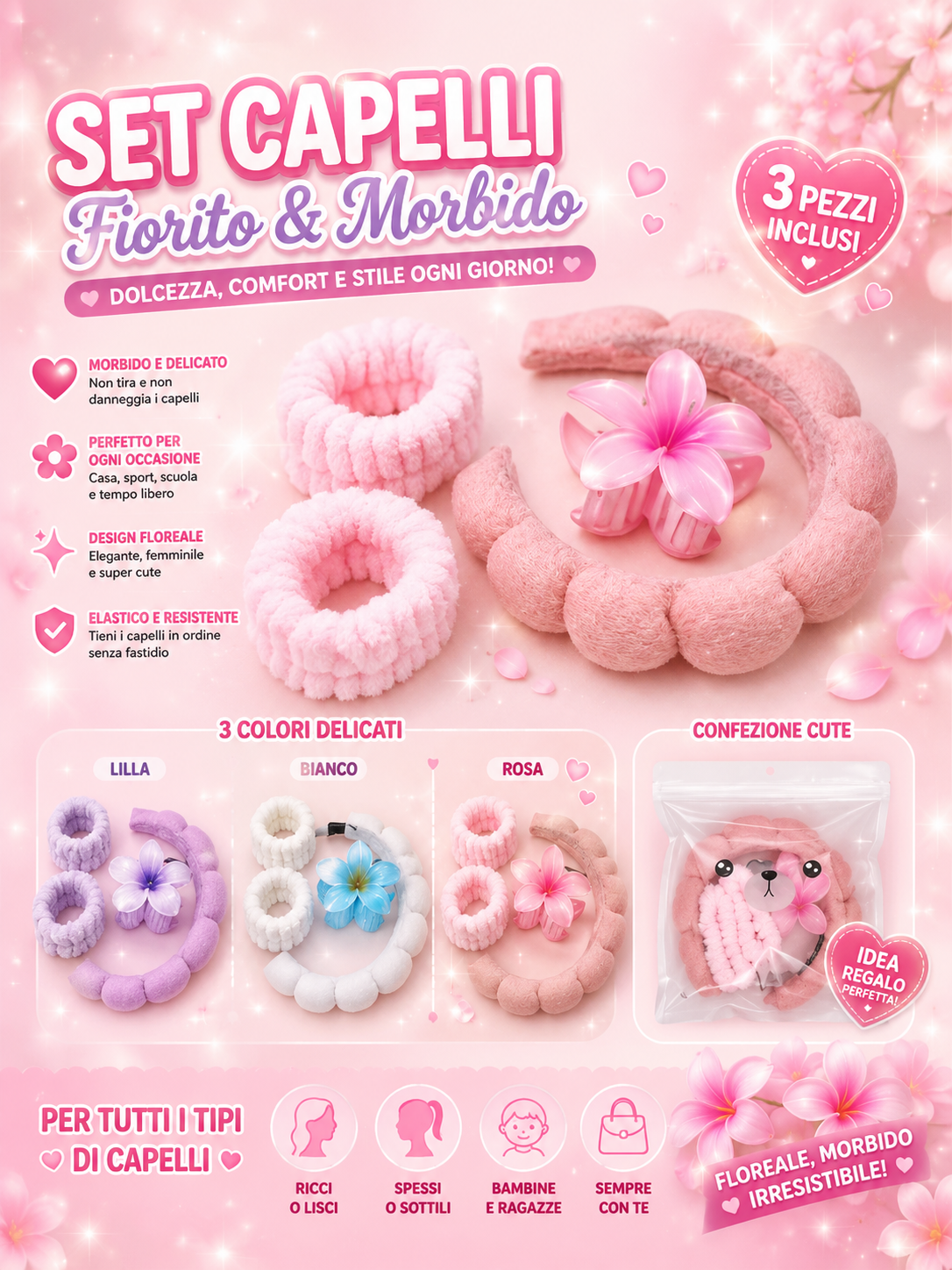 Set Capelli Blossom Spa