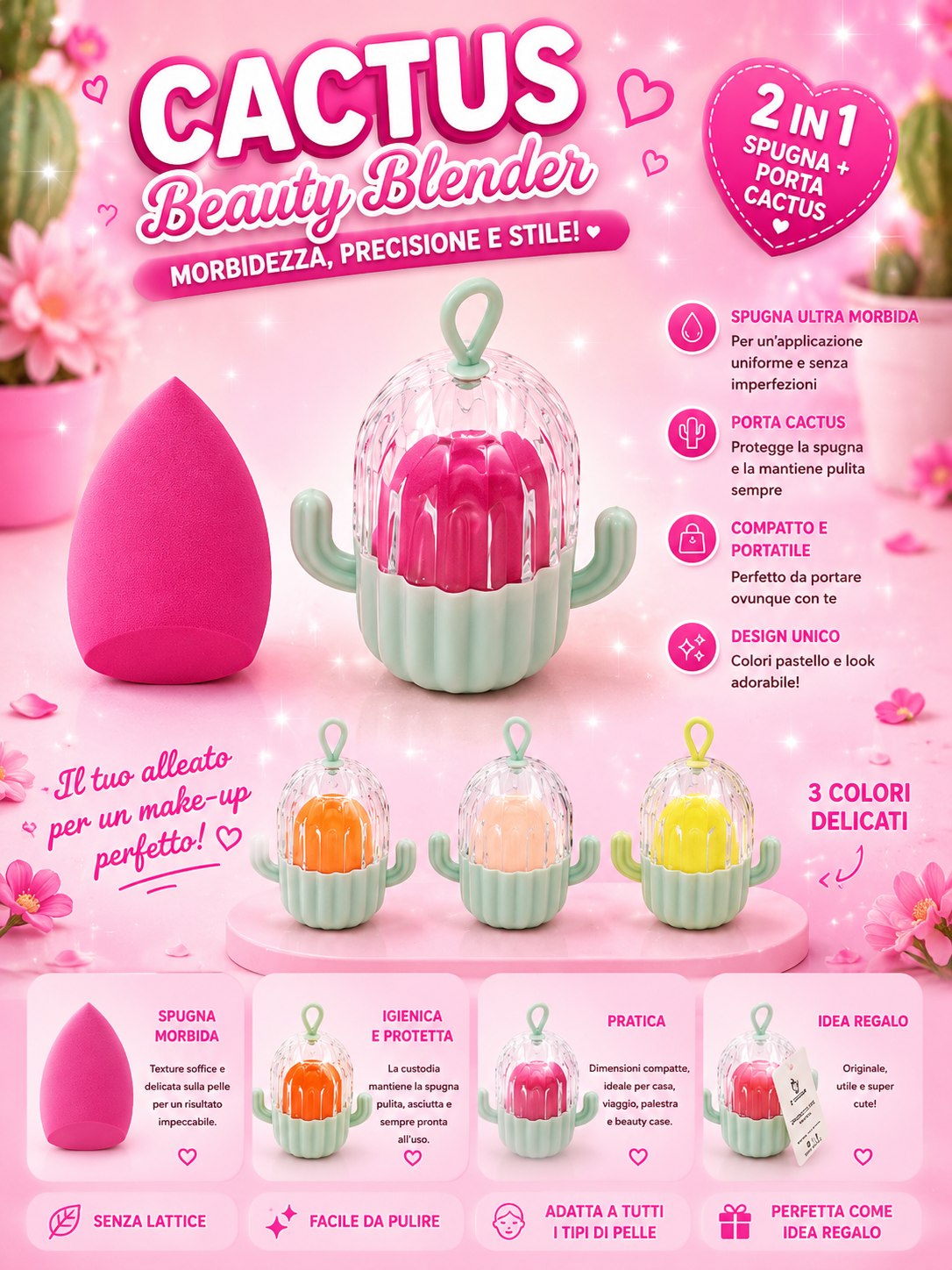 Beauty Blender Cactus Chic