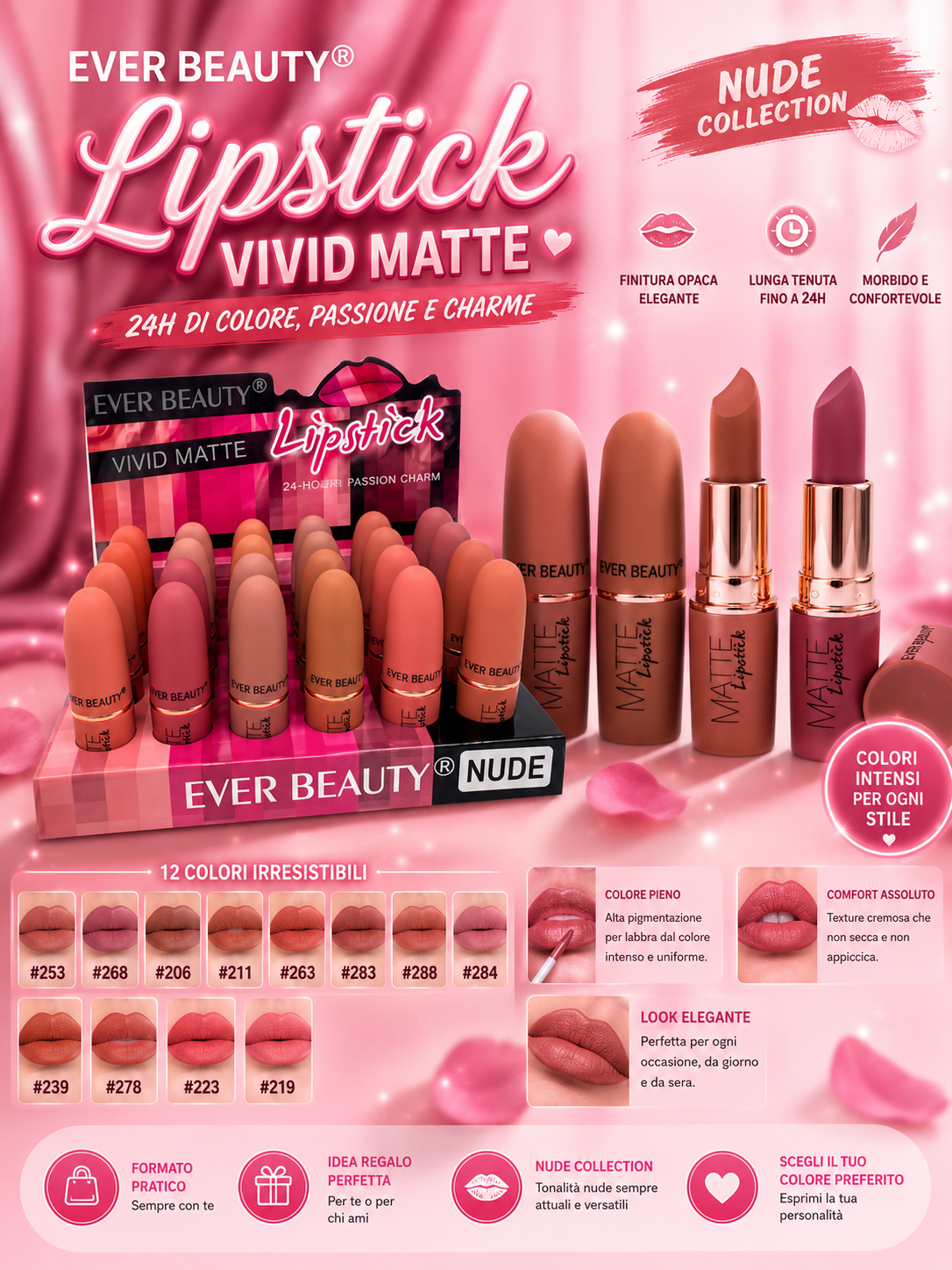 Rossetto Matte Velvet Nude