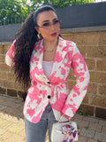 Giacca pink white