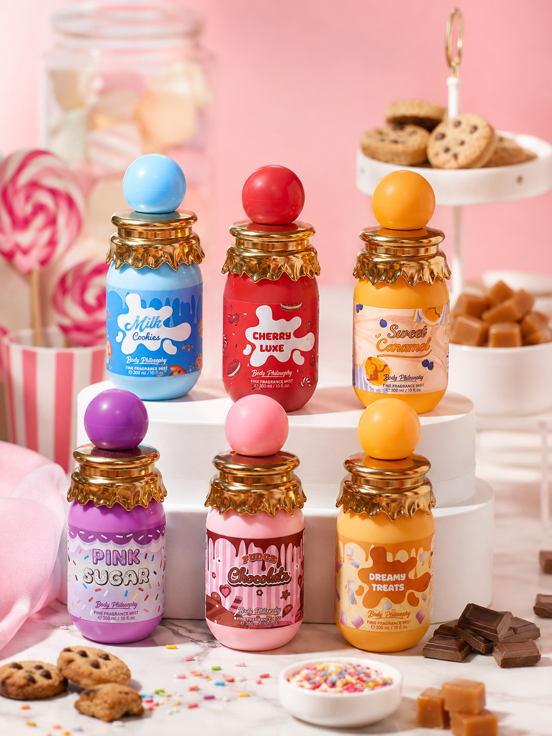 Body Mist Sweet Dreams Collection – 6 Fragranze Golose 300ml