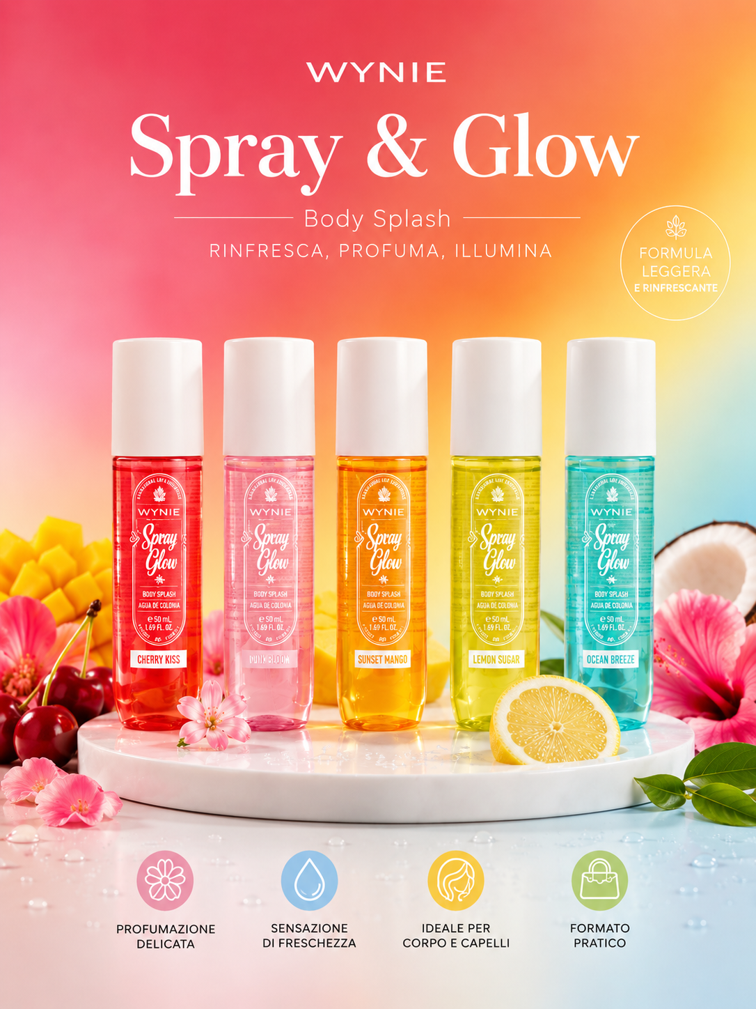 Spray & Glow – Body Splash Profumato