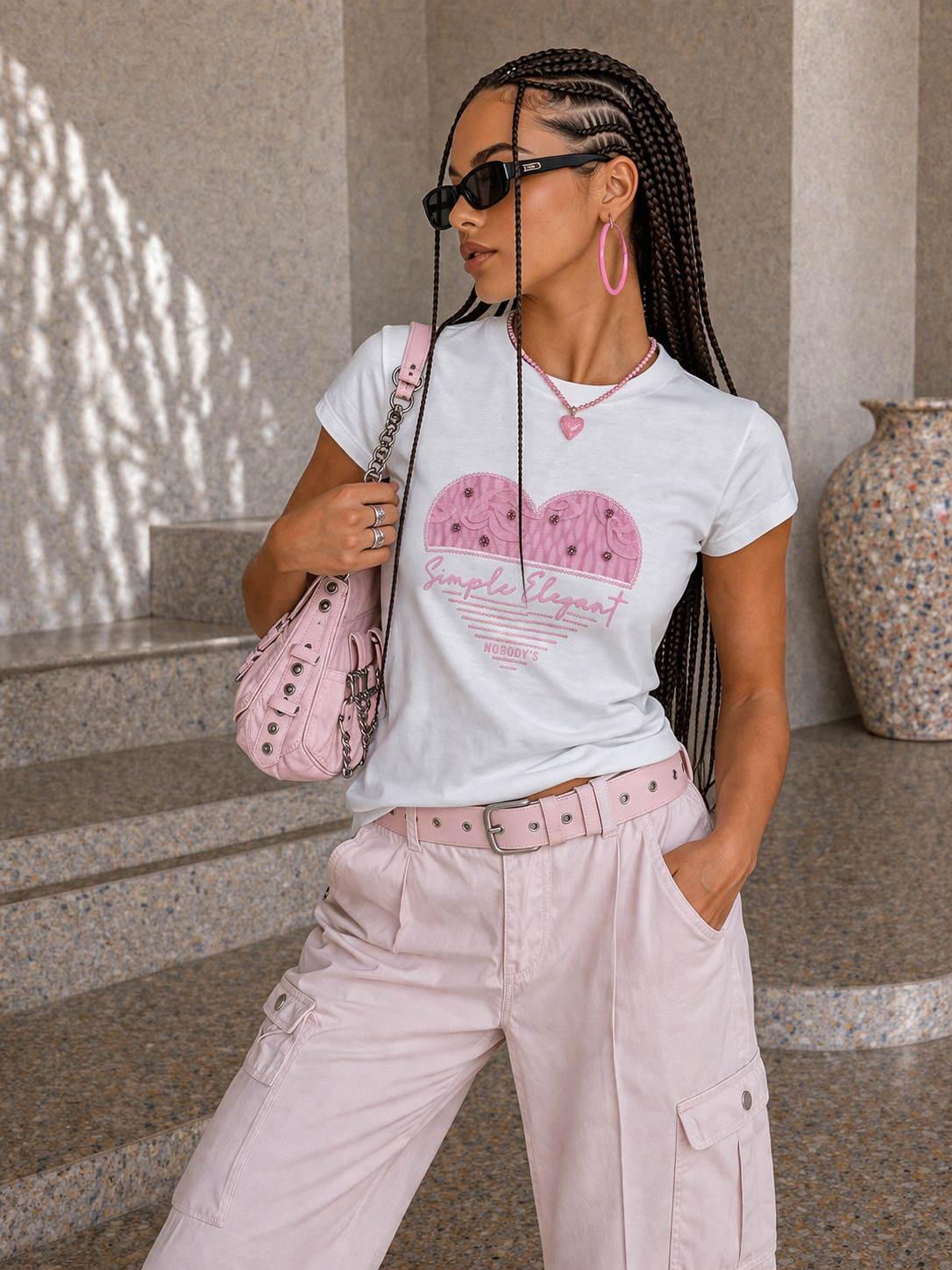 T-Shirt con cuore simple elegant