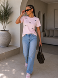 T-shirt Doggy Chic Ricamo Mini
