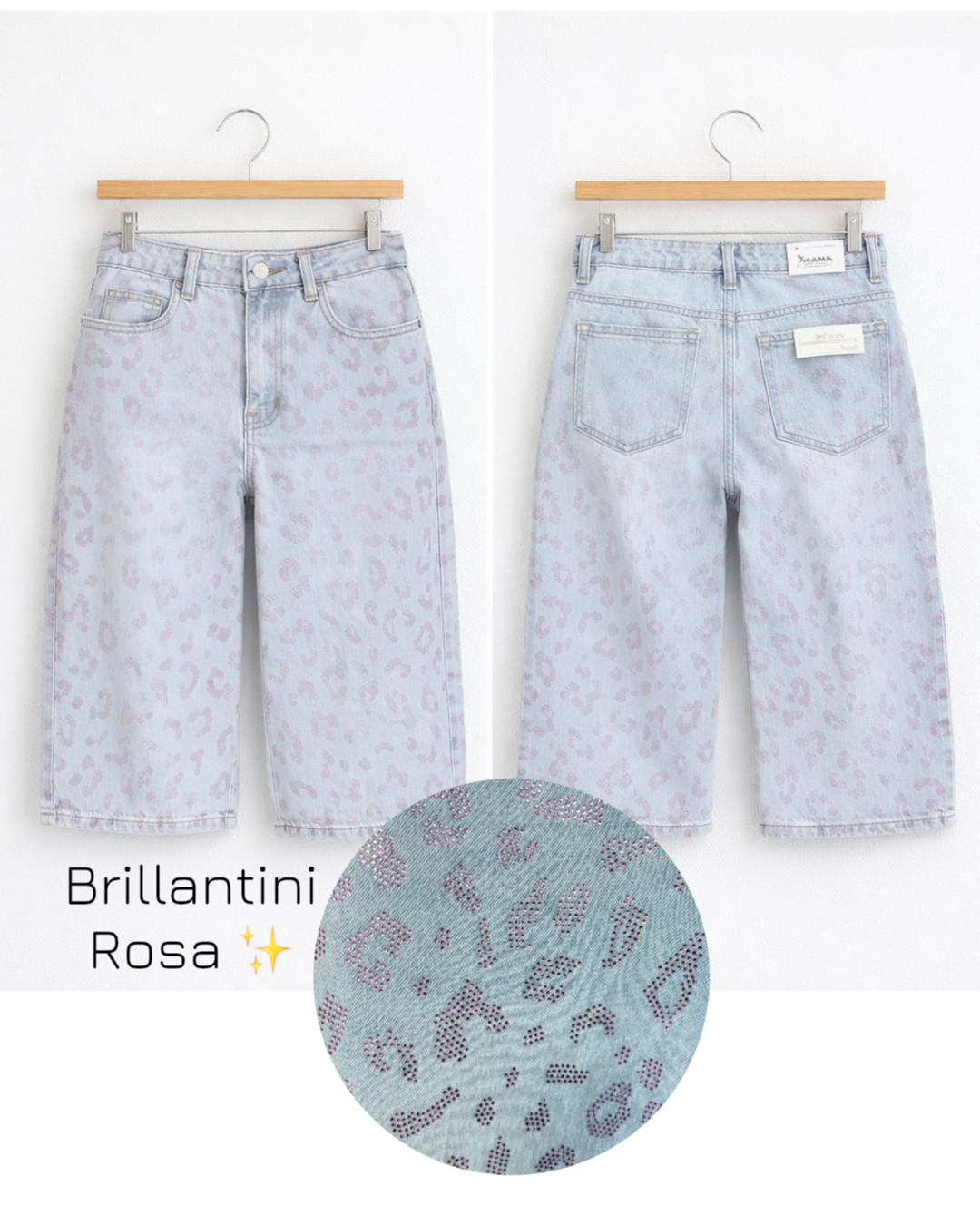 Short Leopard Soft Pink