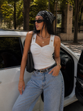 Top Bottoni Gold Chic