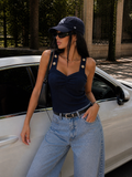 Top Bottoni Gold Chic