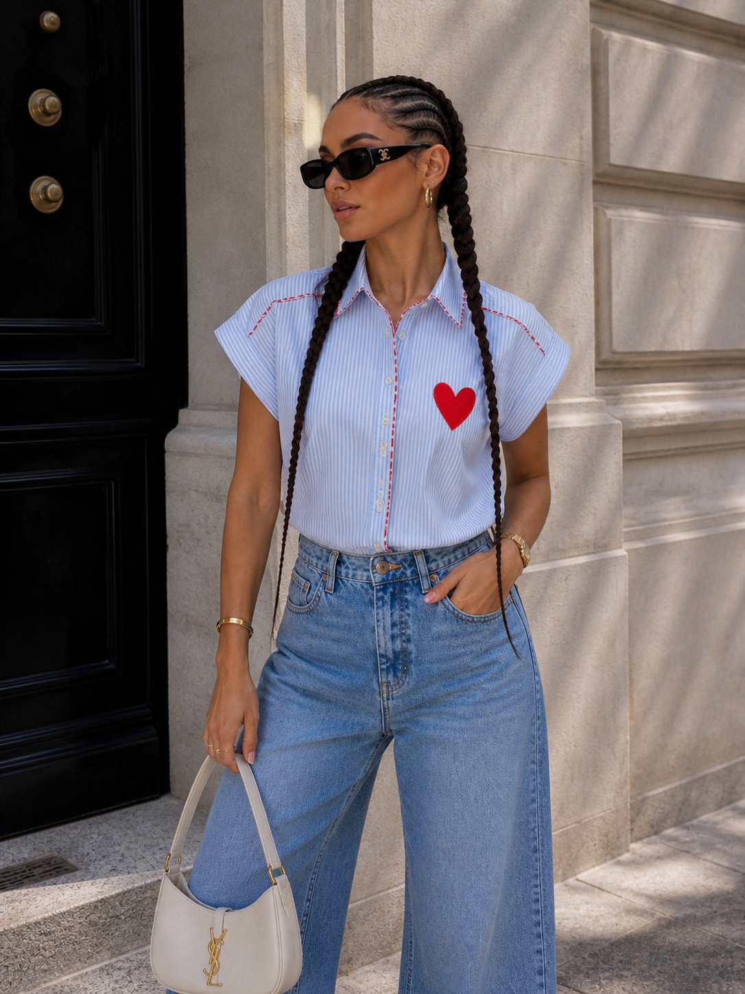 Camicia con dettaglio cuore
