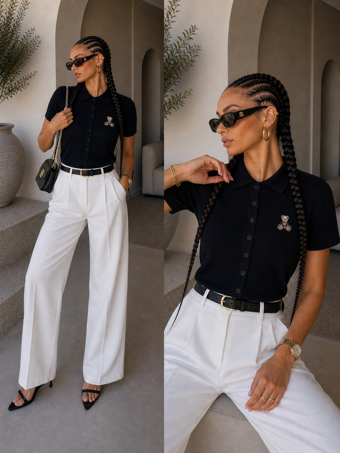 Maglia Teddy con bottoncini