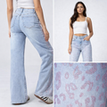 Jeans Leopard Soft Pink