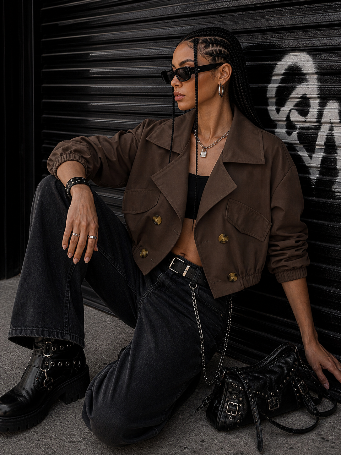 Trench con elastico
