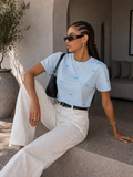 T-shirt con fiocchetti