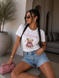 T-shirt Bonjour Teddy Love