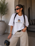 T-shirt Bear ricamato