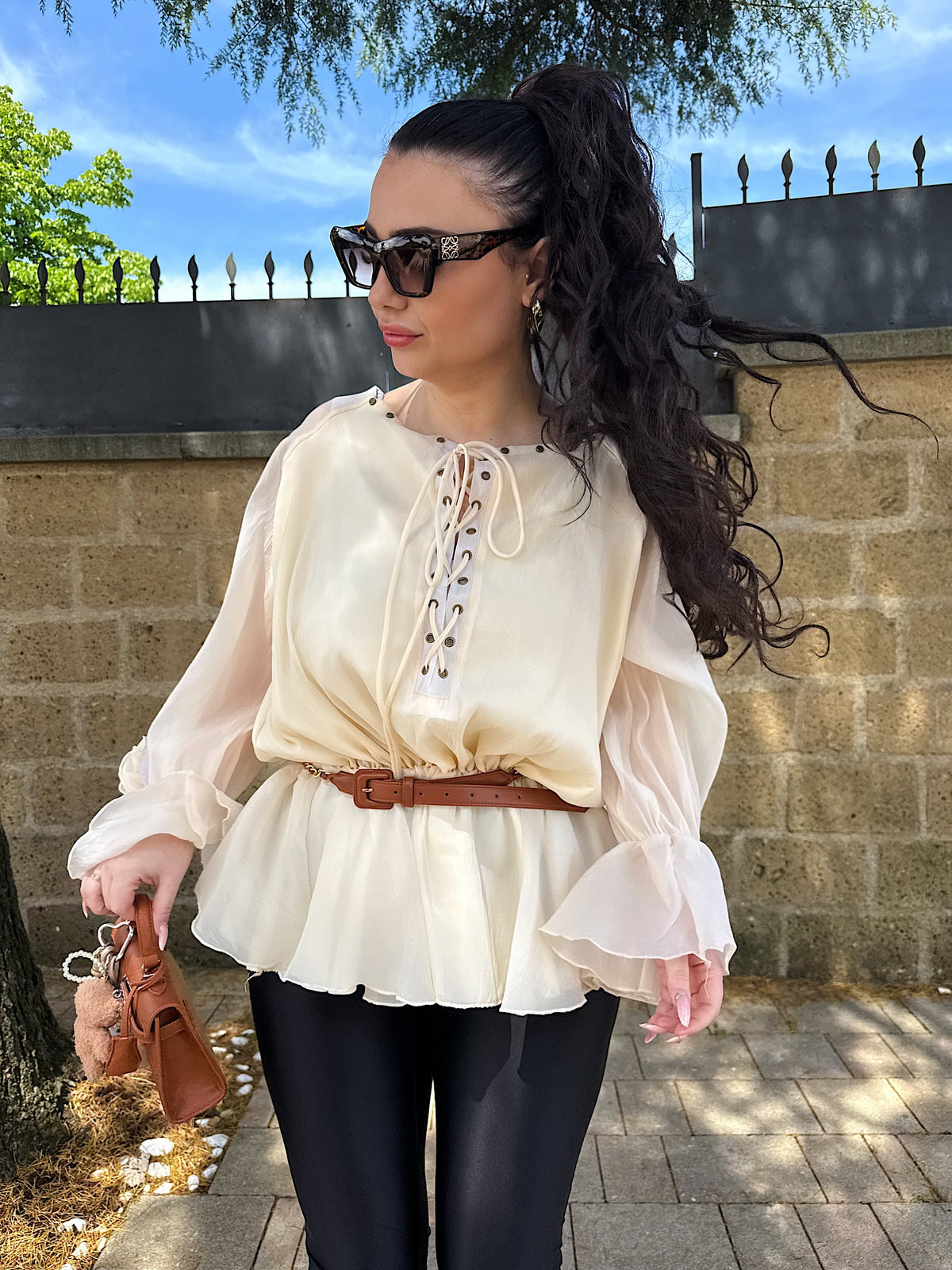 Maxi maglia o mini dress con rose
