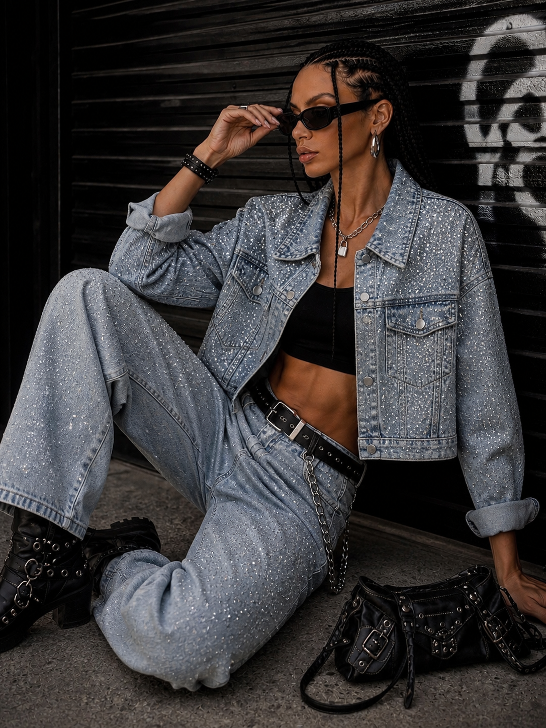 Completo midnight jeans