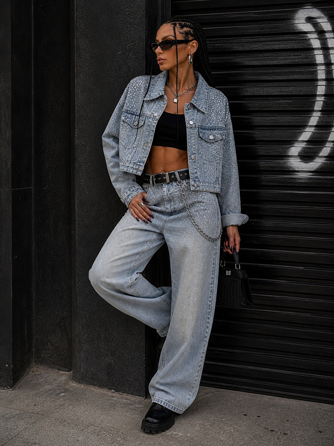 Completo midnight jeans