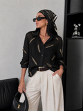Camicia “Sky Feather Chic”