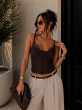 Corsetto  Lace Button con Lacci Posteriori
