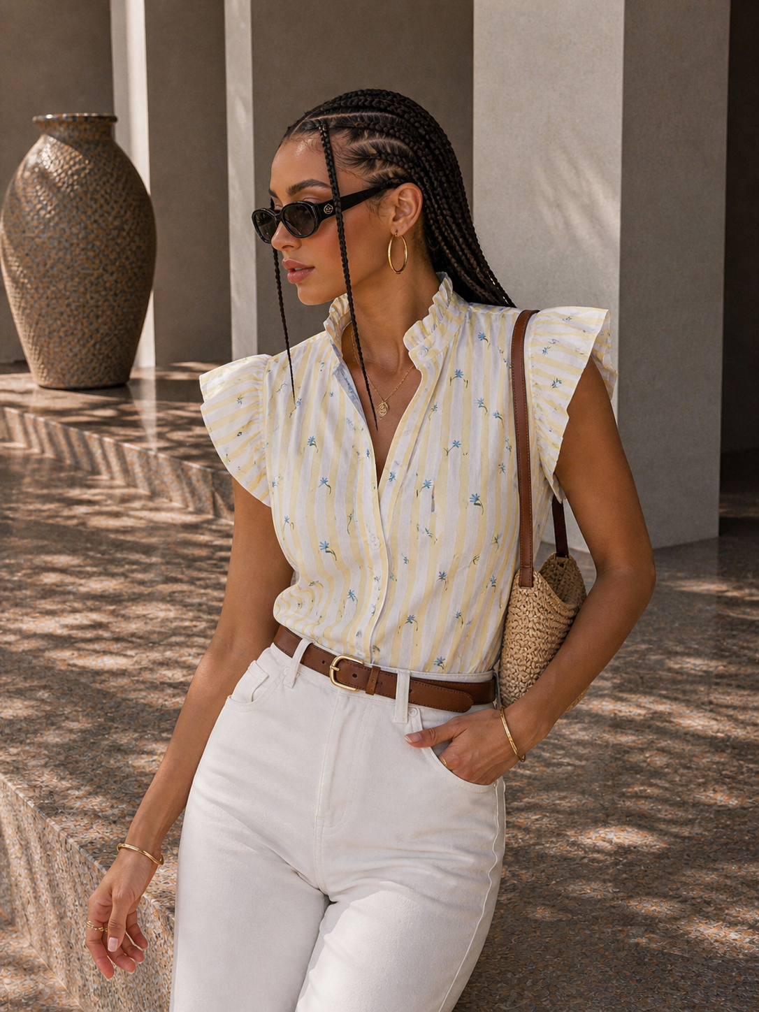 Camicia Ruffle Bloom