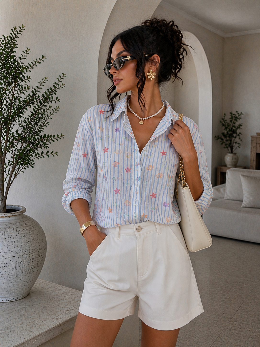 Camicia Sweet Marine
