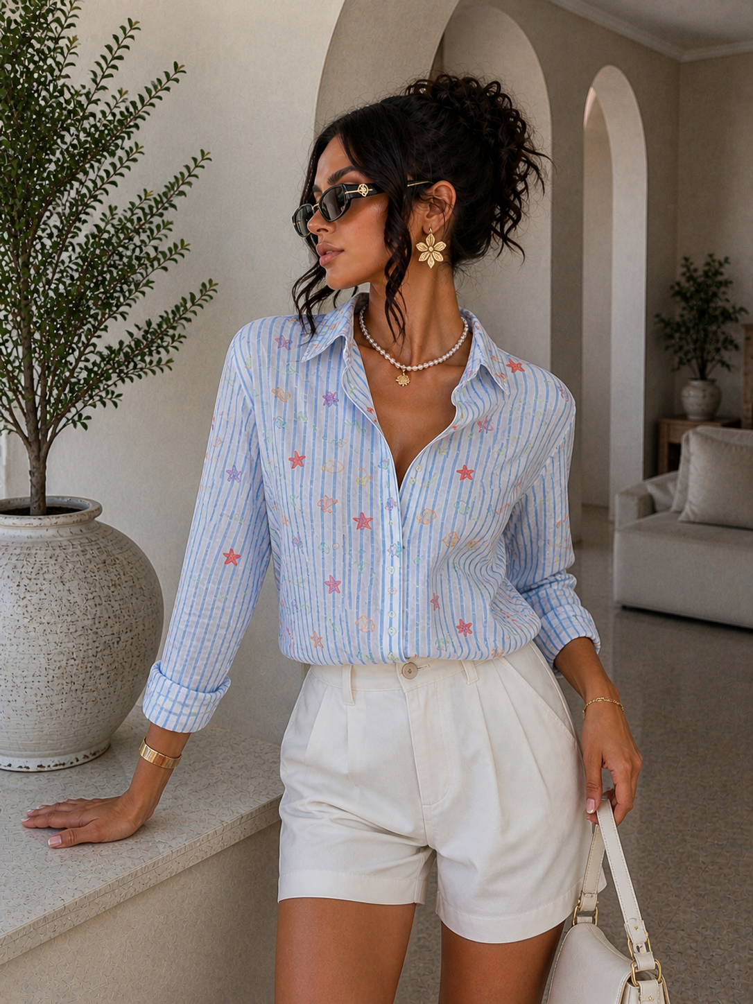 Camicia Sweet Marine
