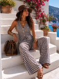 Completo vichy pantalone e top