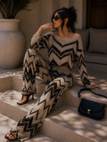 Completo in lurex oro
