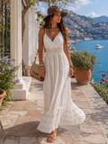 Abito Lungo summer con ricami oro