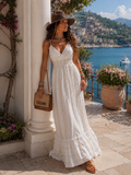 Abito Lungo summer con ricami oro