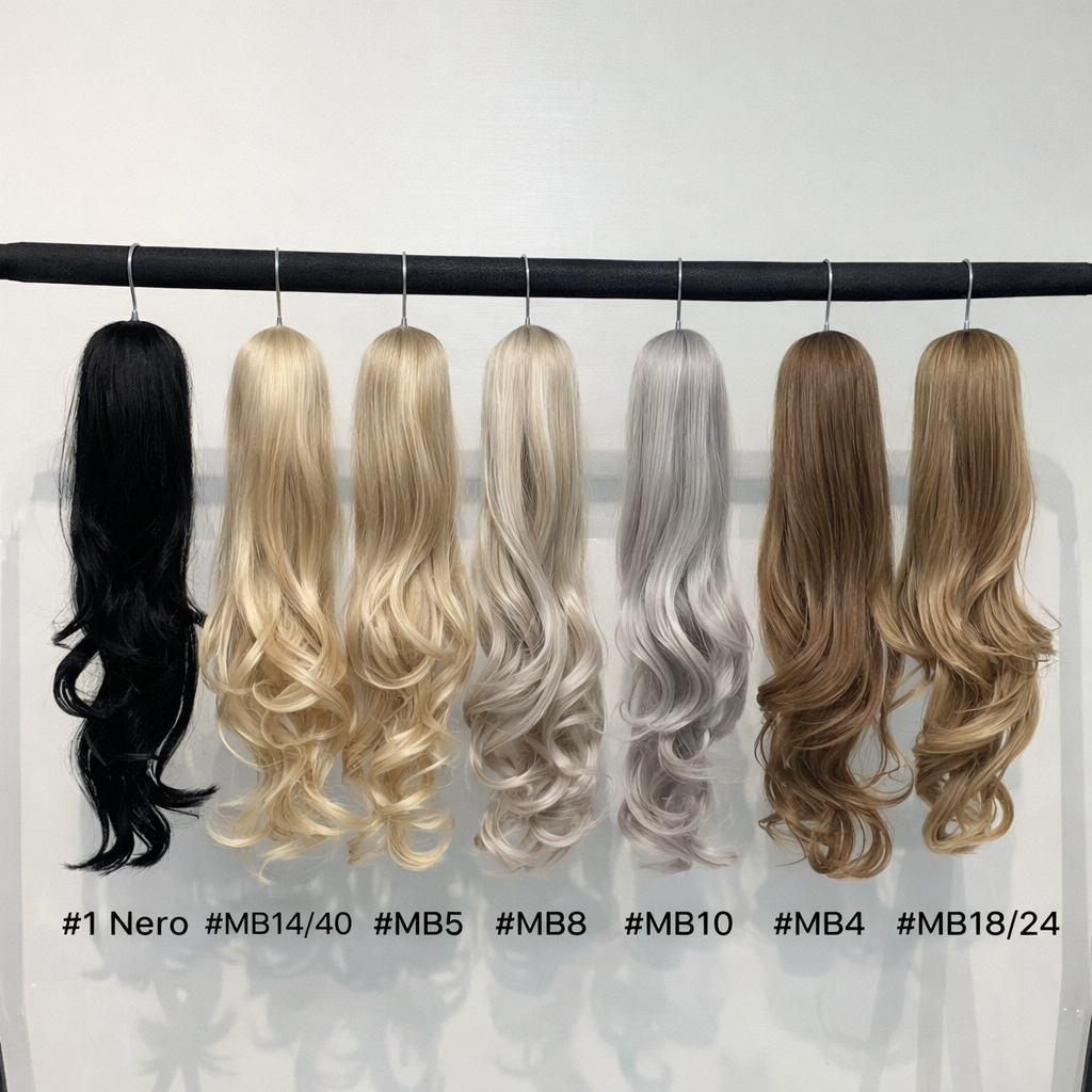 Coda Soft Wave 45cm con mollettone vari colori